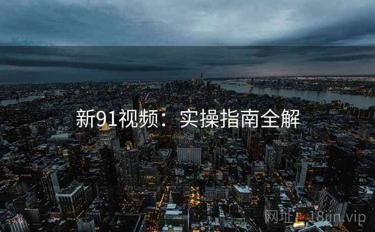 新91视频：实操指南全解  第1张