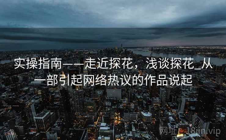 实操指南——走近探花，浅谈探花_从一部引起网络热议的作品说起  第1张